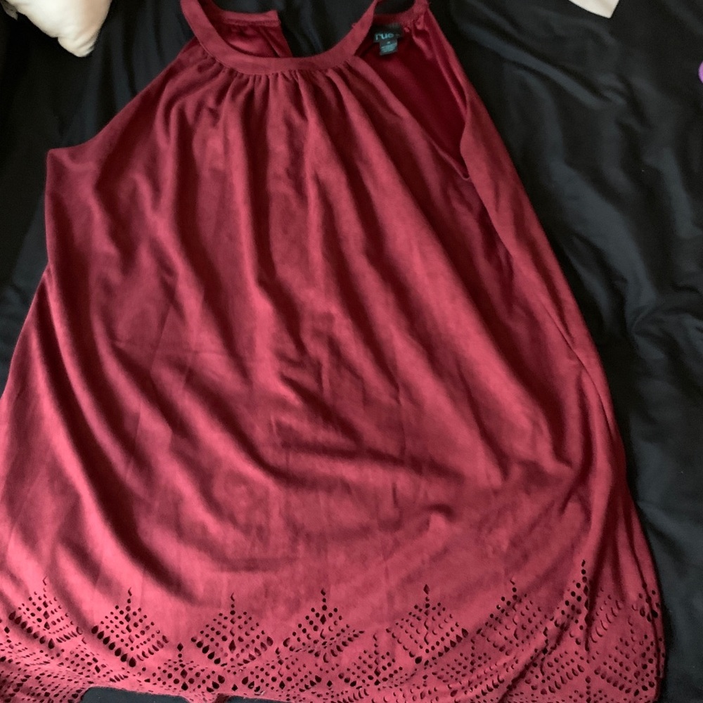 Red summer blouse